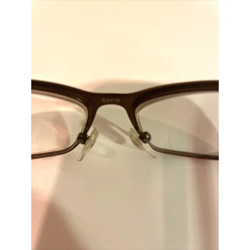 Oleg Cassini Eyeglasses OCO356‎ 273 53-15-140 Brown With Red Frames Only